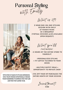 Personal Styling Appointment